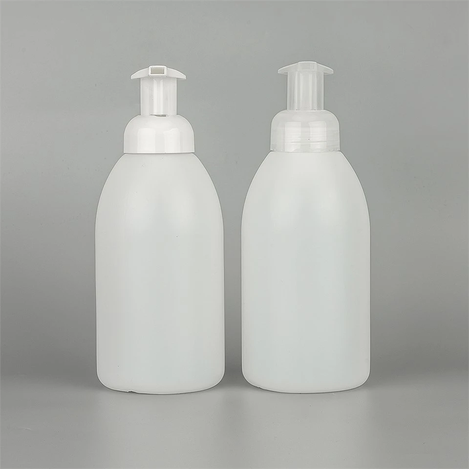 Translucent Shampoo Shower Gel Foam Pump Bottle